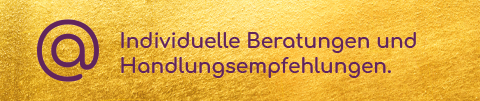 Individuelle Beratungen und Handlungsempfehlungen.