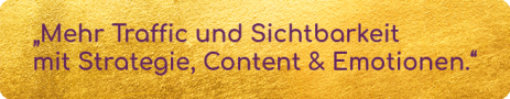 mehr traffic und sichtbarkeit mit strategie, content & emotionen - mit der trafficschmiede